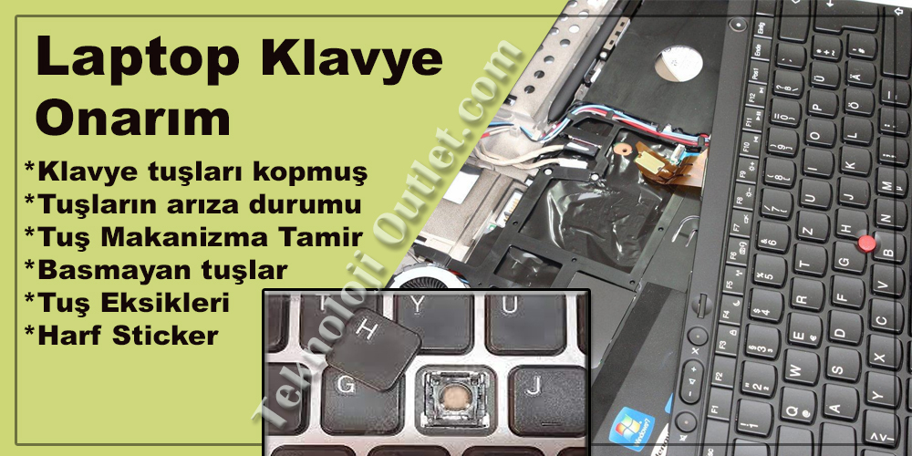 Laptop Klavye Değişim
