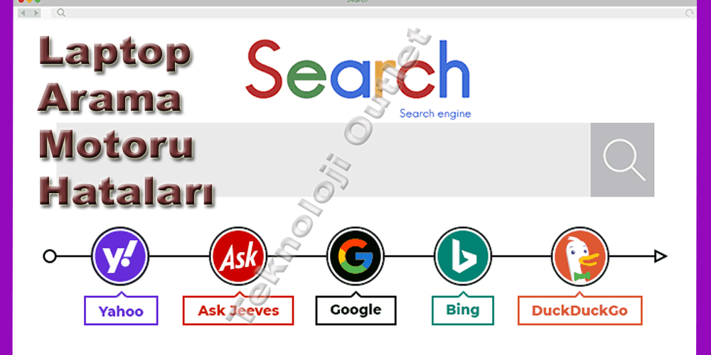 Laptop Arama motoru hataları
